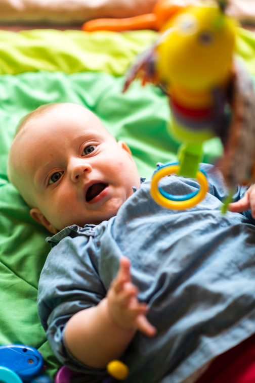 Éveil et motricité pour les bébés du multi-accueil de Nort-sur-Erdre - Agrandir l'image, . 0octets (fenêtre modale)